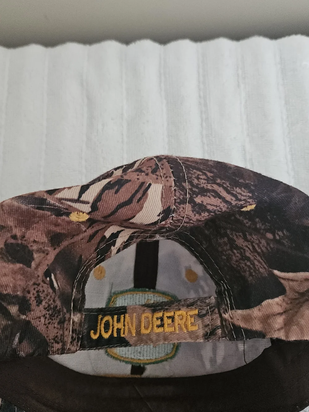 John Deere Camo Adjustable Baseball Cap Hat, Agriculture Theme